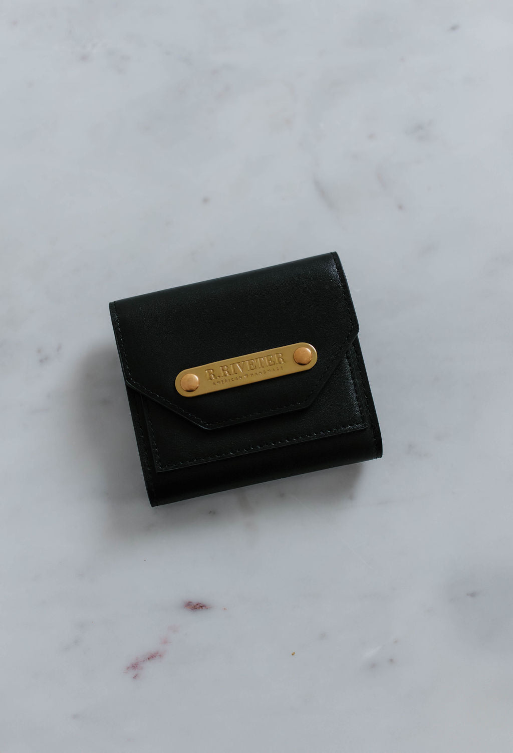 1972 Mini Wallet | Black Leather