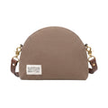 Hopper Crossbody | Chocolate Washed Canvas + Brown