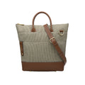Otto Tote | Fatigue Washed Canvas + Brown Leather