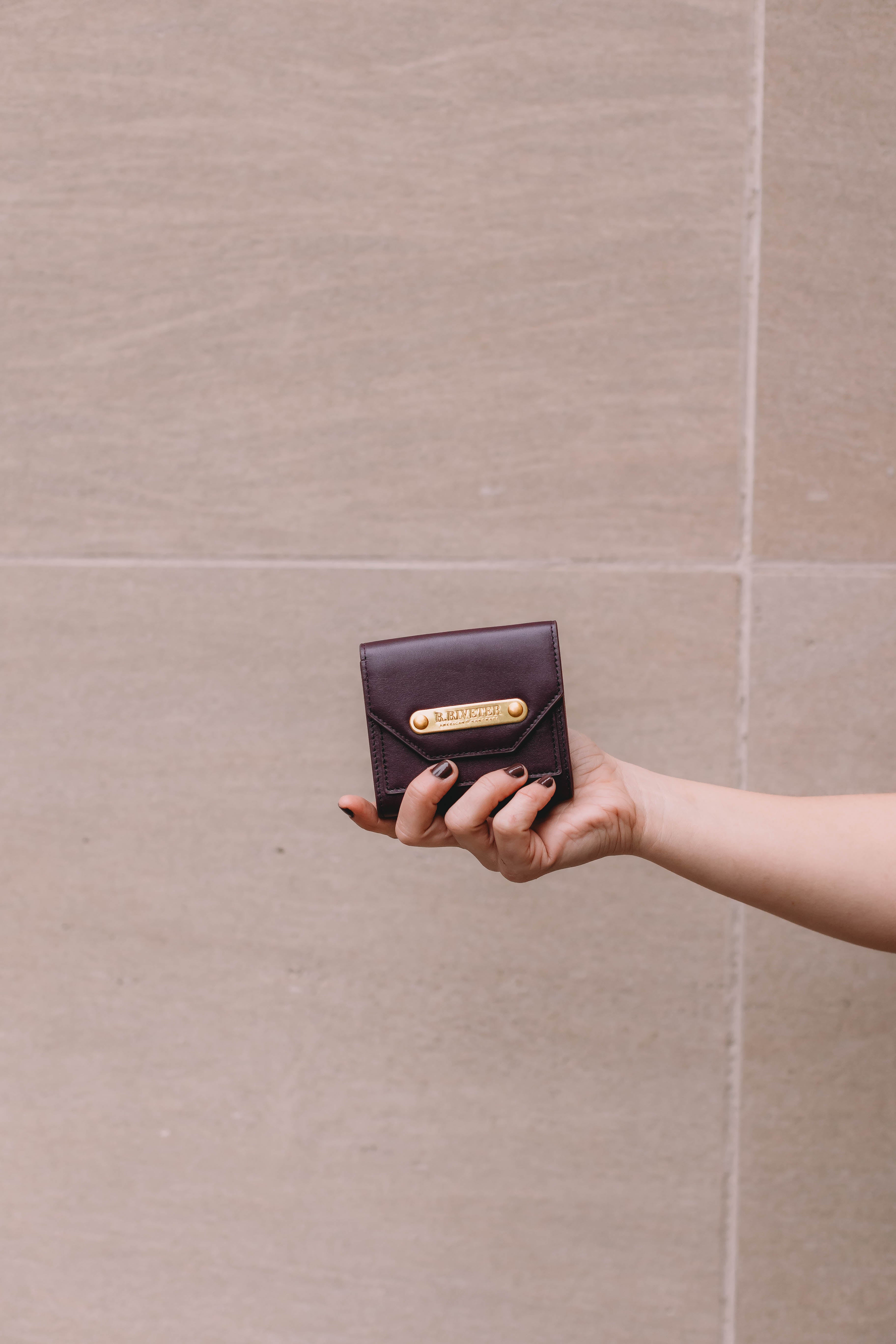 1972 Mini Wallet | Plum Leather
