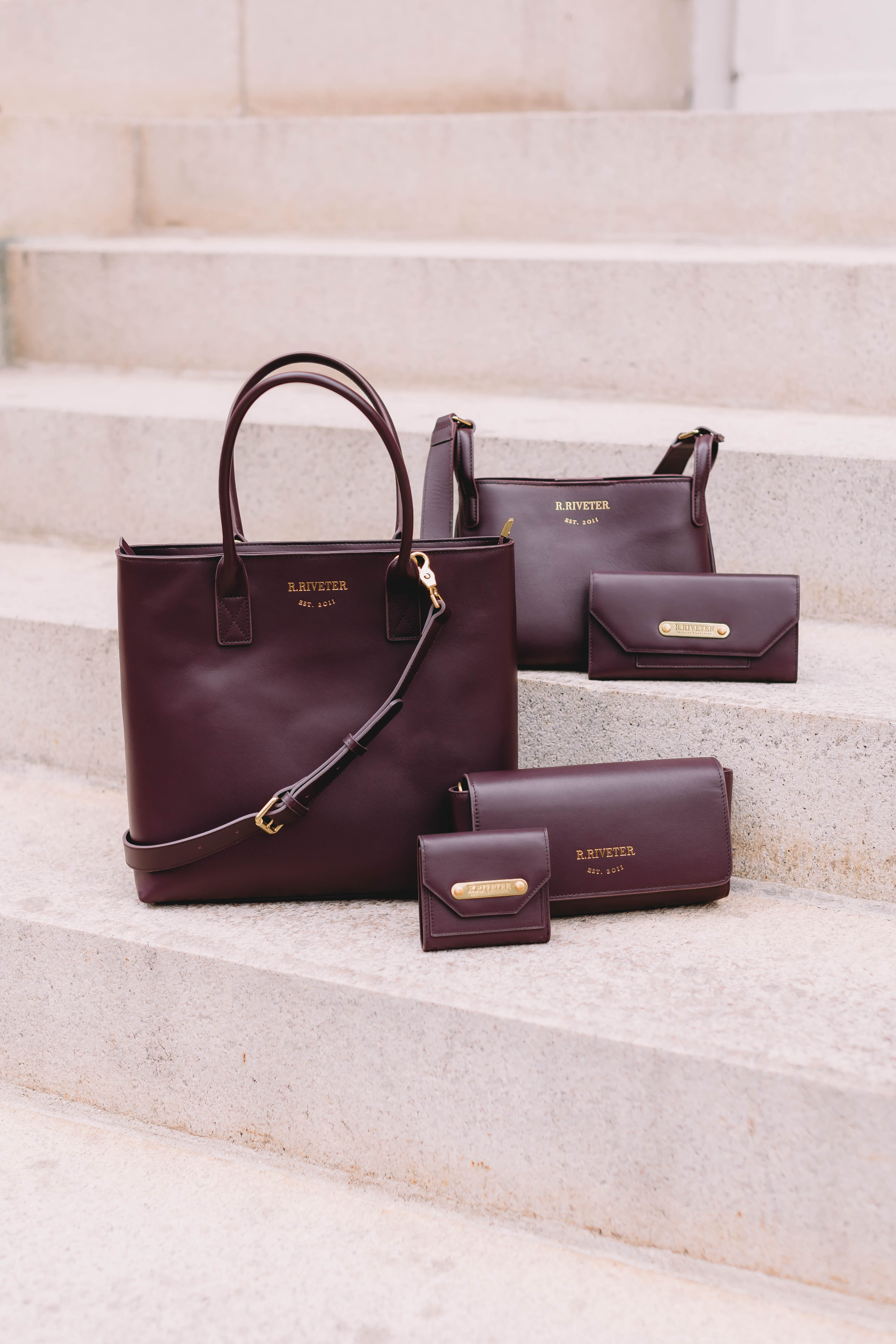 1972 Mini Wallet | Plum Leather