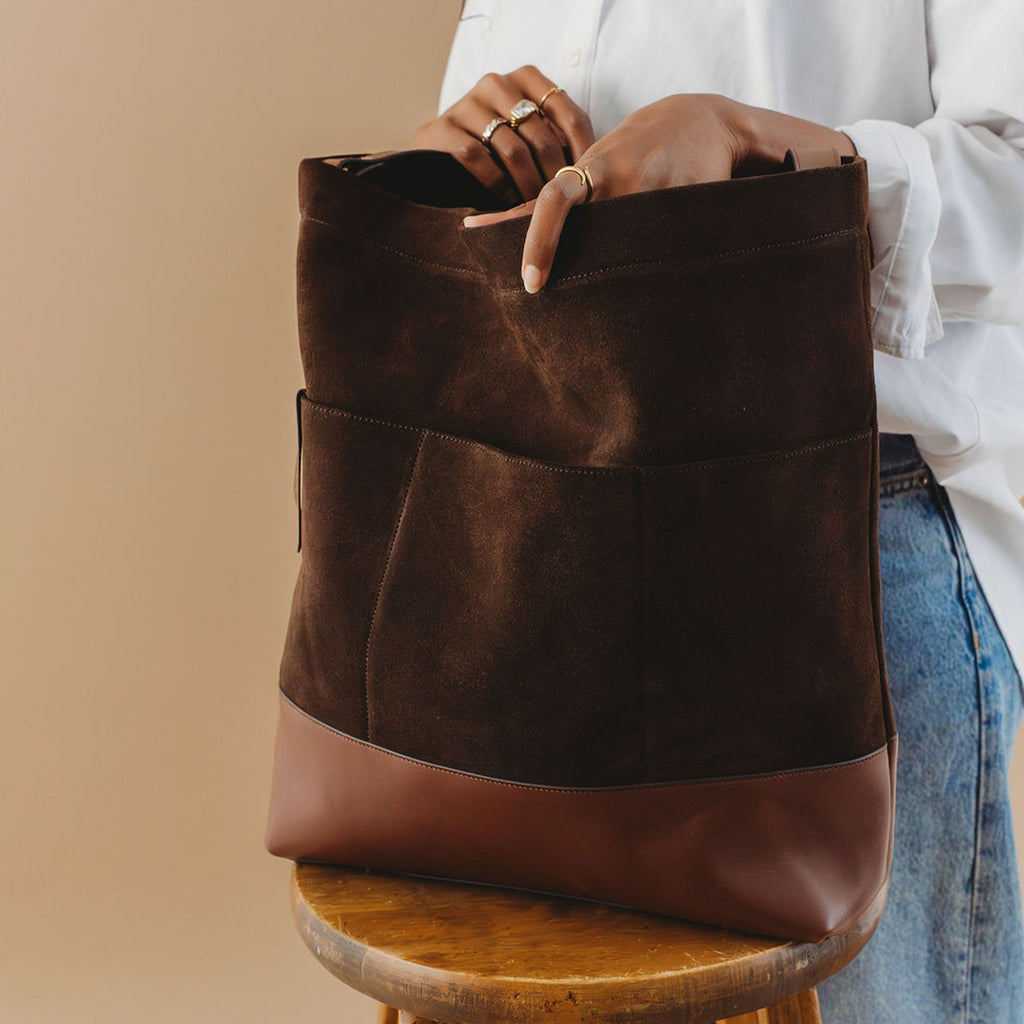 Doyle | Coffee Suede + Brown