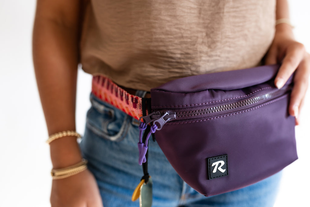 Trudy Belt Bag |  Purple Nylon