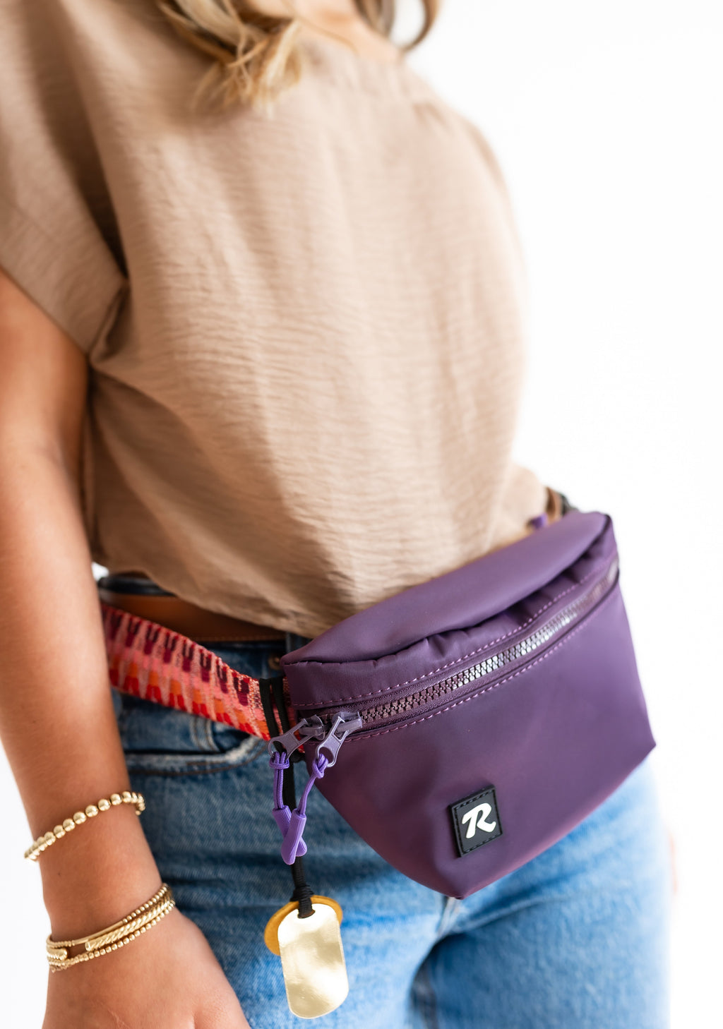 Trudy Belt Bag |  Purple Nylon