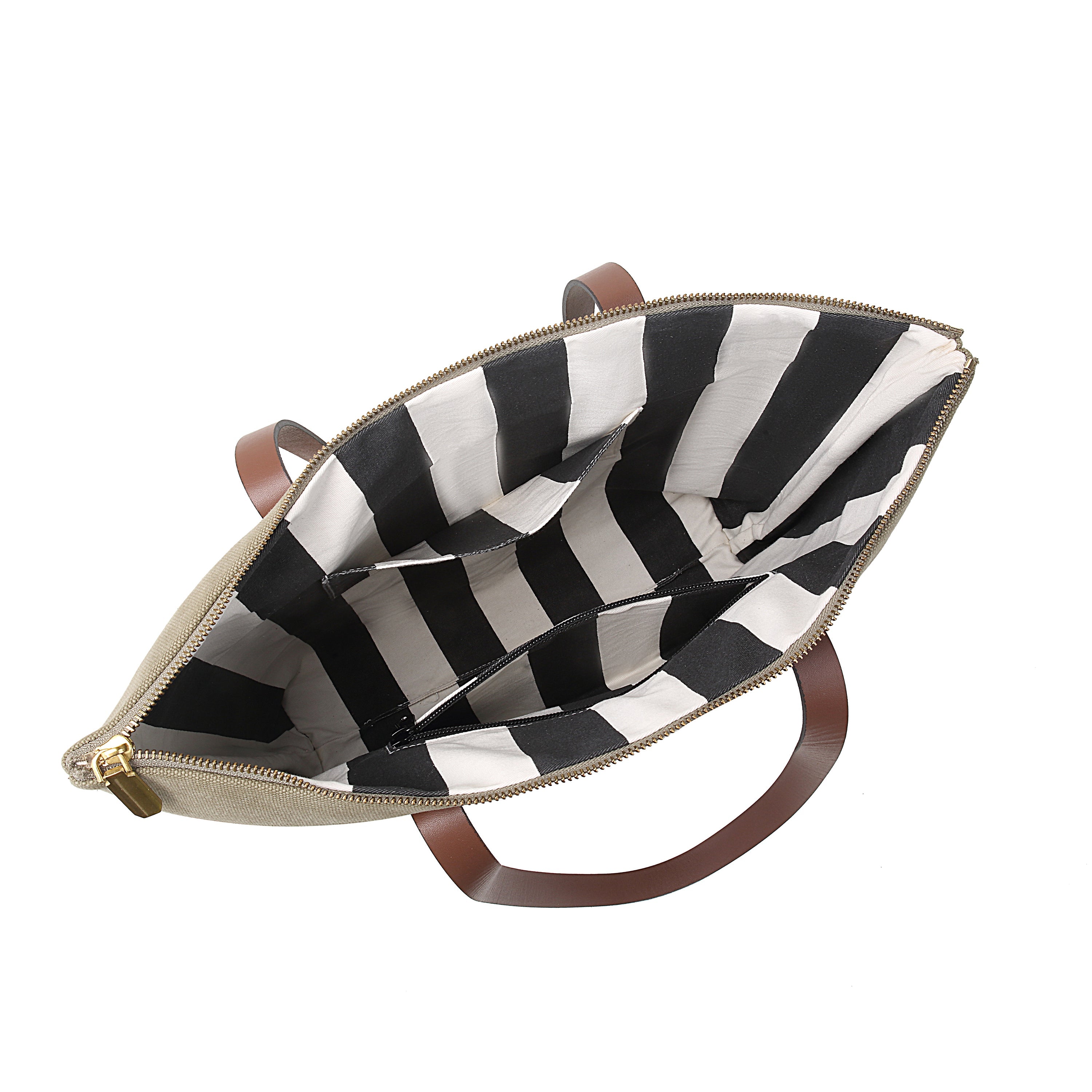 Harriet Tote Bag | Fatigue Washed Canvas + Brown Leather