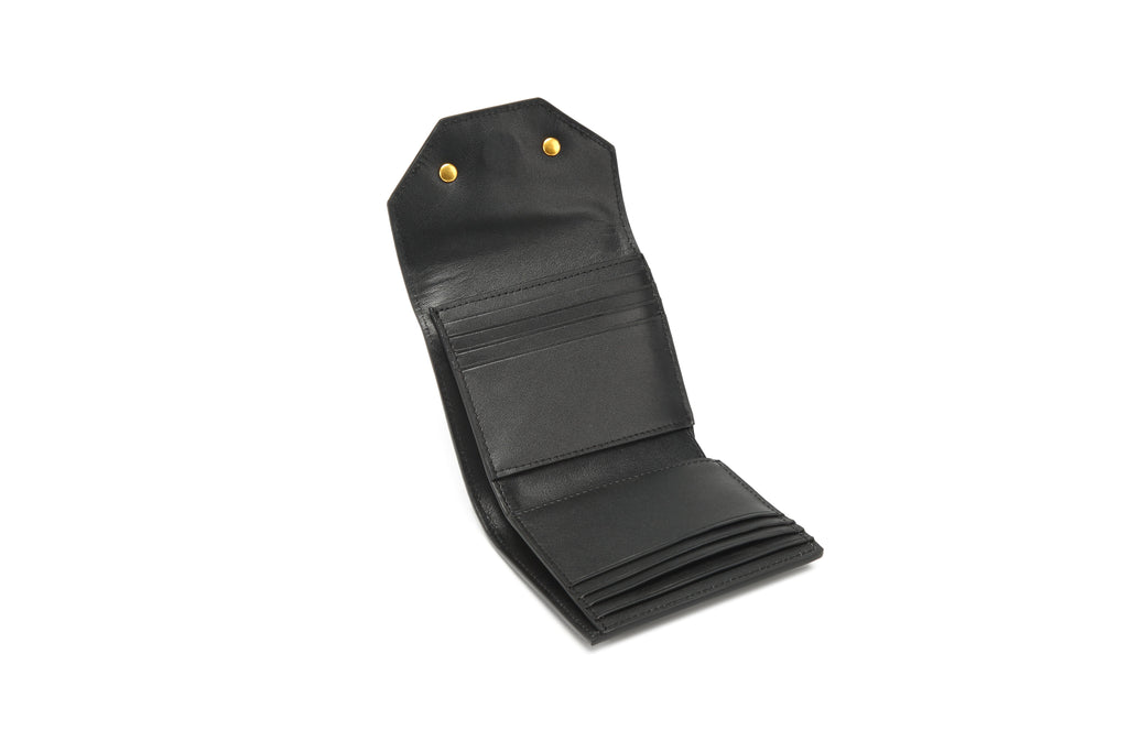 1972 Mini Wallet | Black Leather