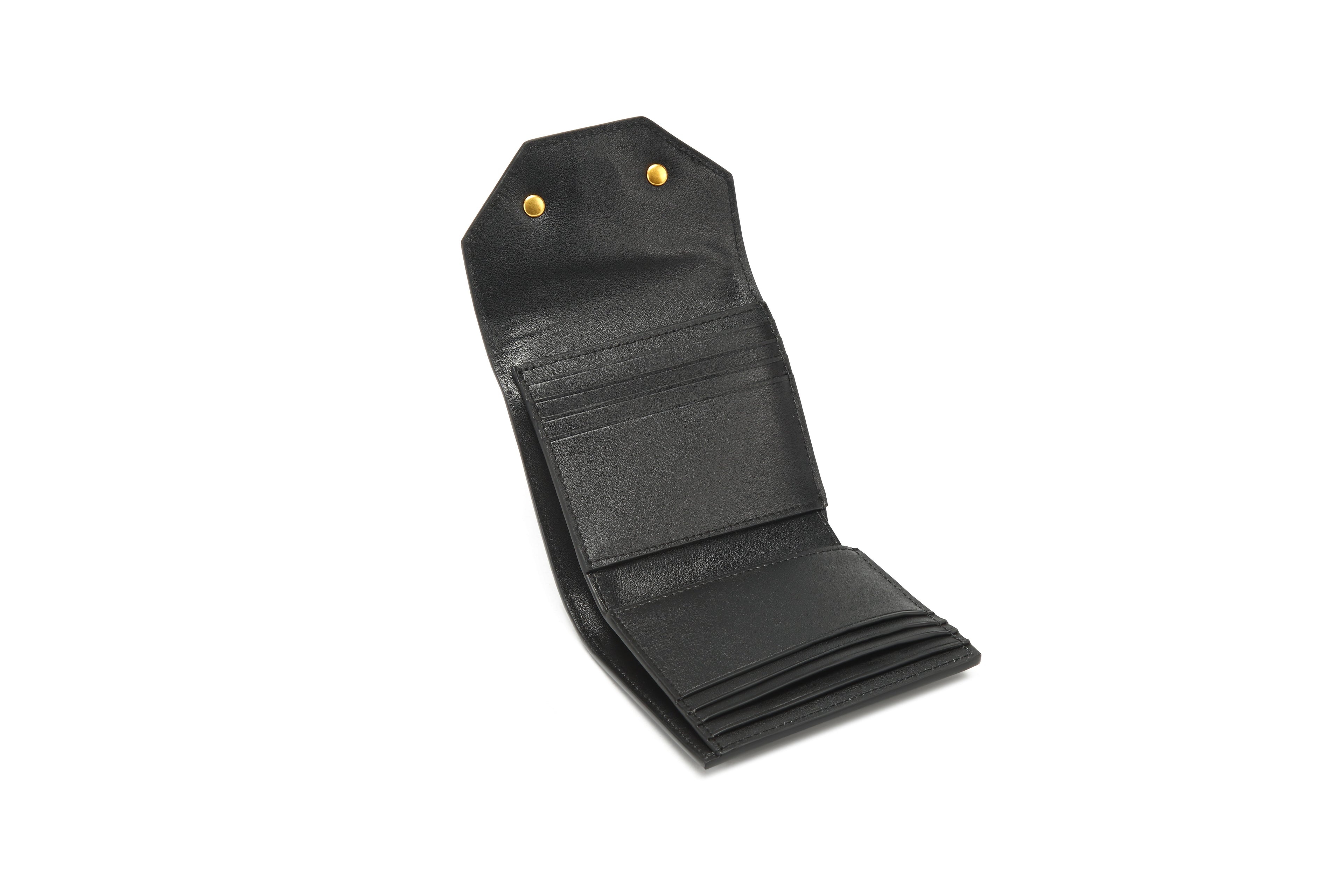 1972 Mini Wallet | Black Leather