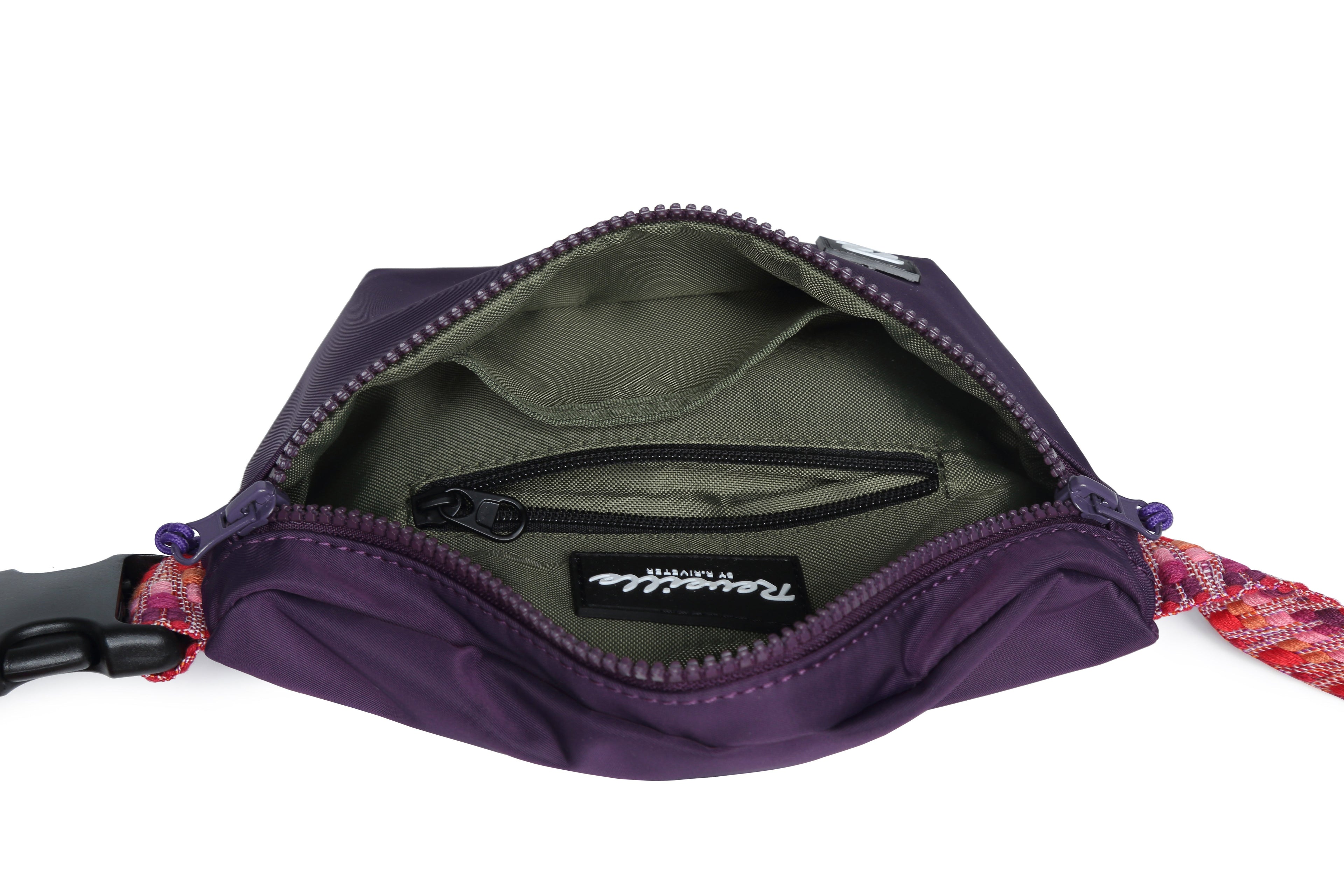 Trudy Belt Bag |  Purple Nylon