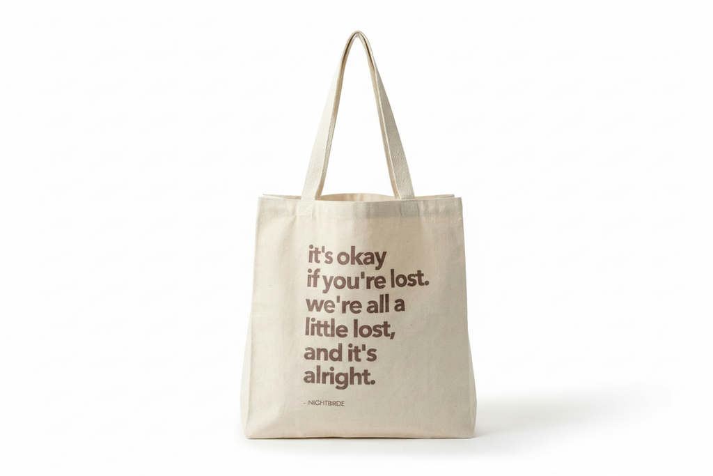 Ivory it's ok. Shopper Tote | R. Riveter x Nightbirde Foundation Collection