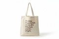 Ivory it's ok. Shopper Tote | R. Riveter x Nightbirde Foundation Collection