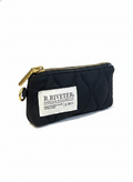 The Echo Pouch | Black Woobie Quilted