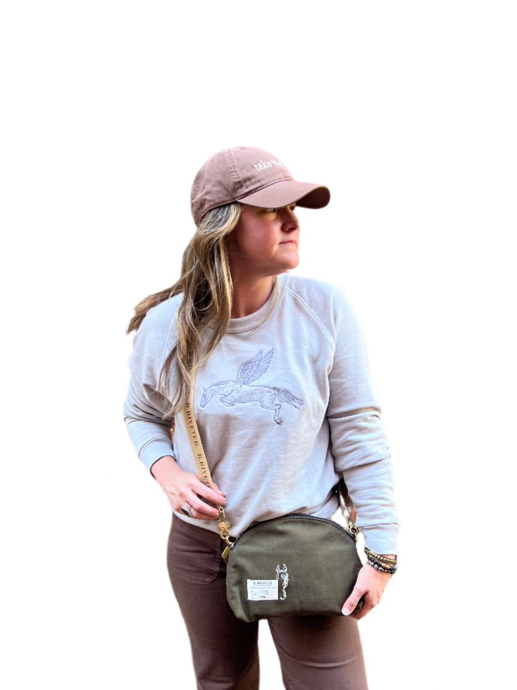 Crew Neck Terry Pullover | Take the Leap - Grey Medium