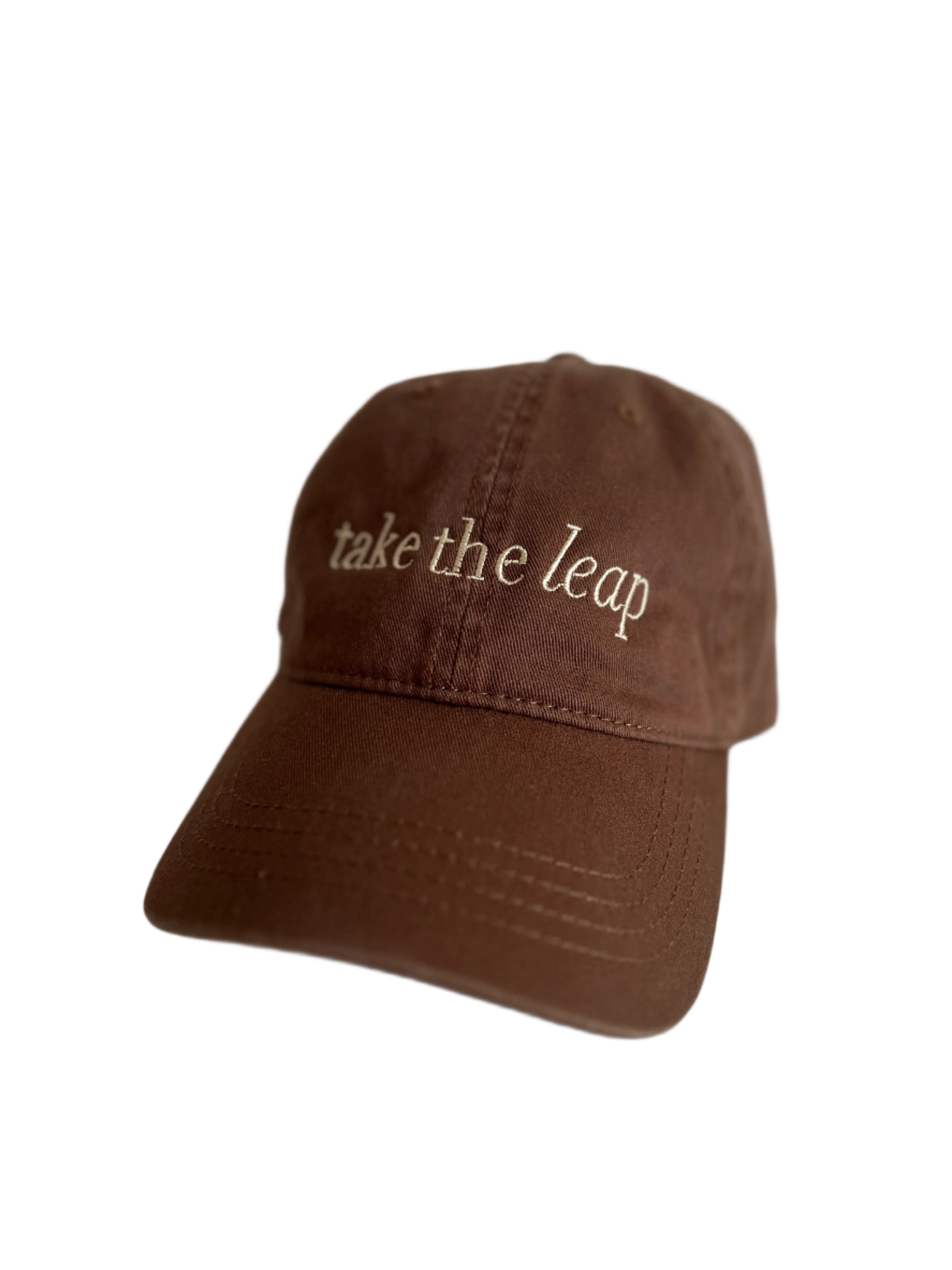 Baseball Hat | Take the Leap - Brown