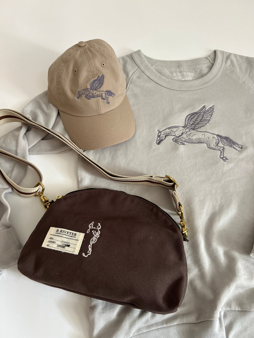 Crew Neck Terry Pullover | Take the Leap - Grey Medium