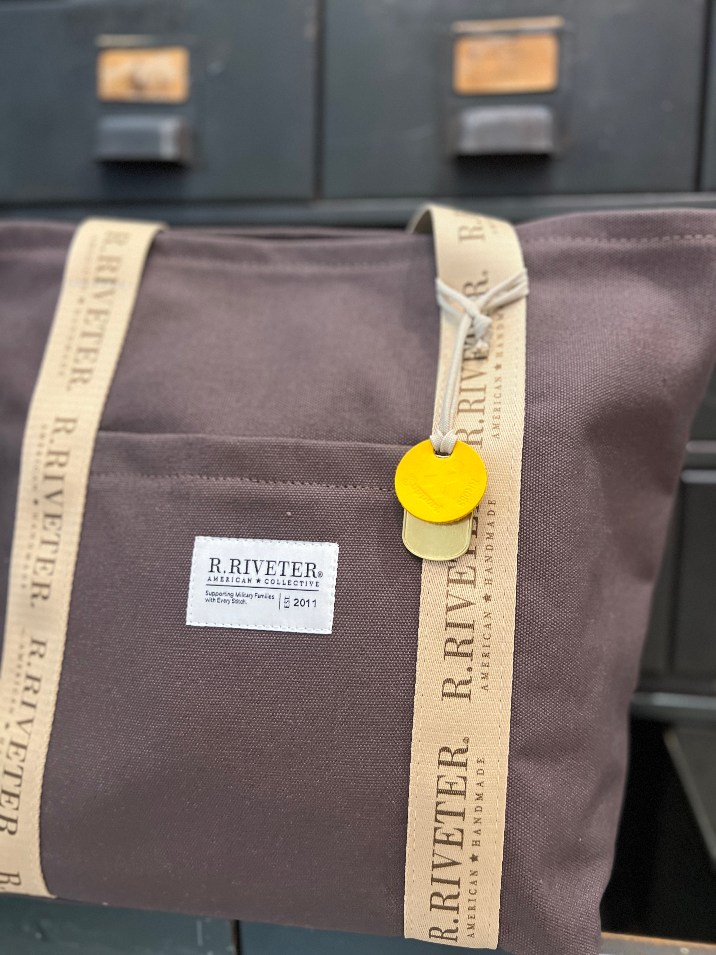 Margot Tote | Umber Brown Canvas