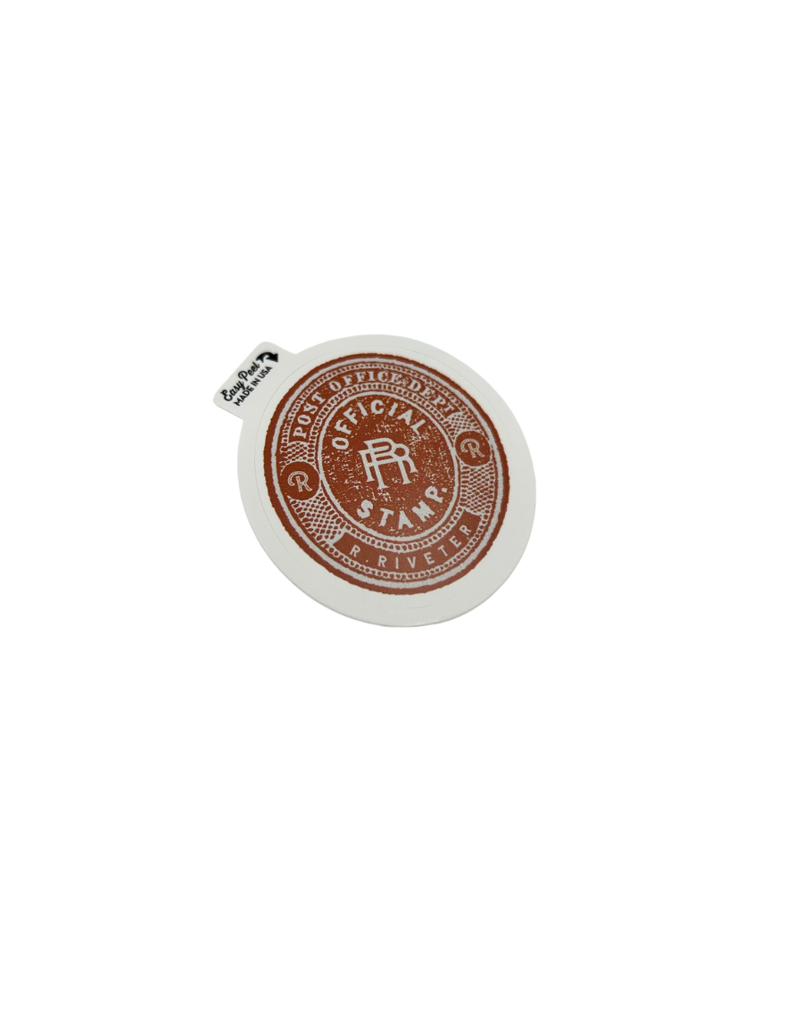 Sticker | RR Oval Post Stamp Vinyl Sticker