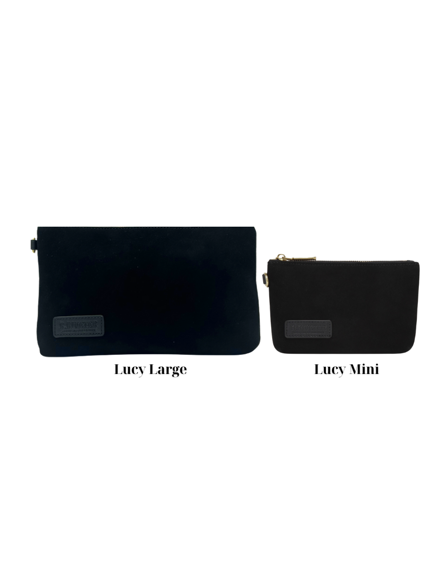 Lucy Mini | Black Suede