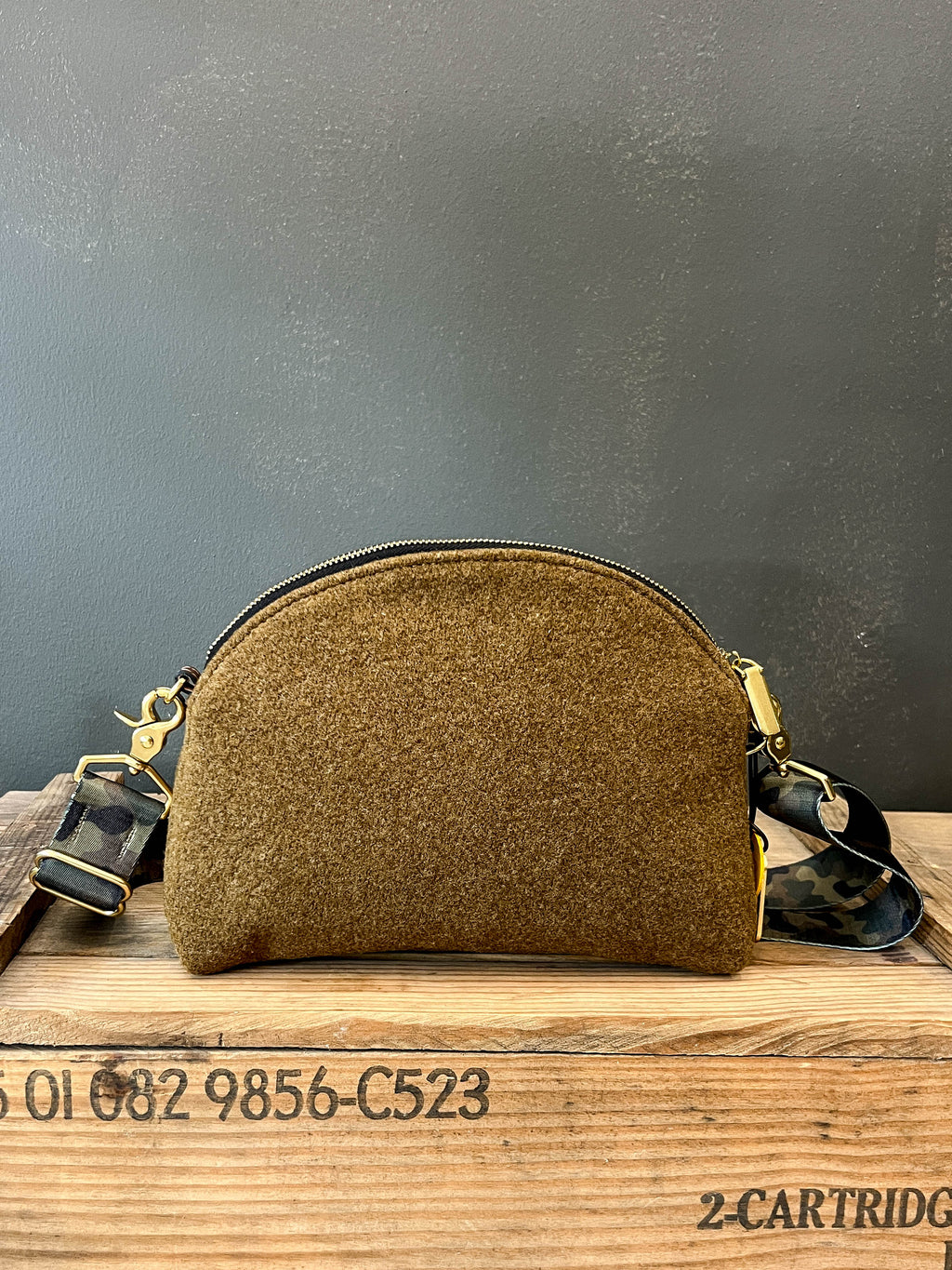 Hopper Crossbody Bag | Limited Edition WWII U.S. Wool Blanket