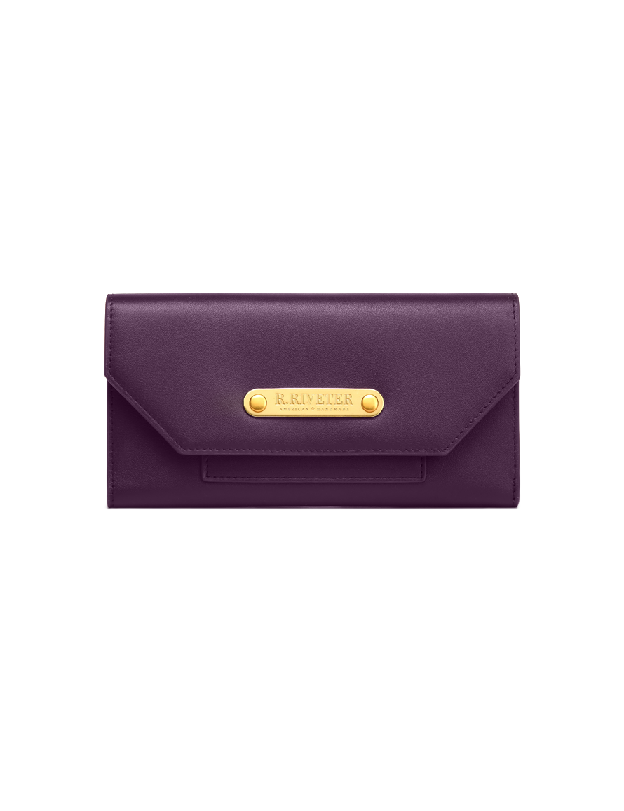 1943 Wallet | Plum Leather