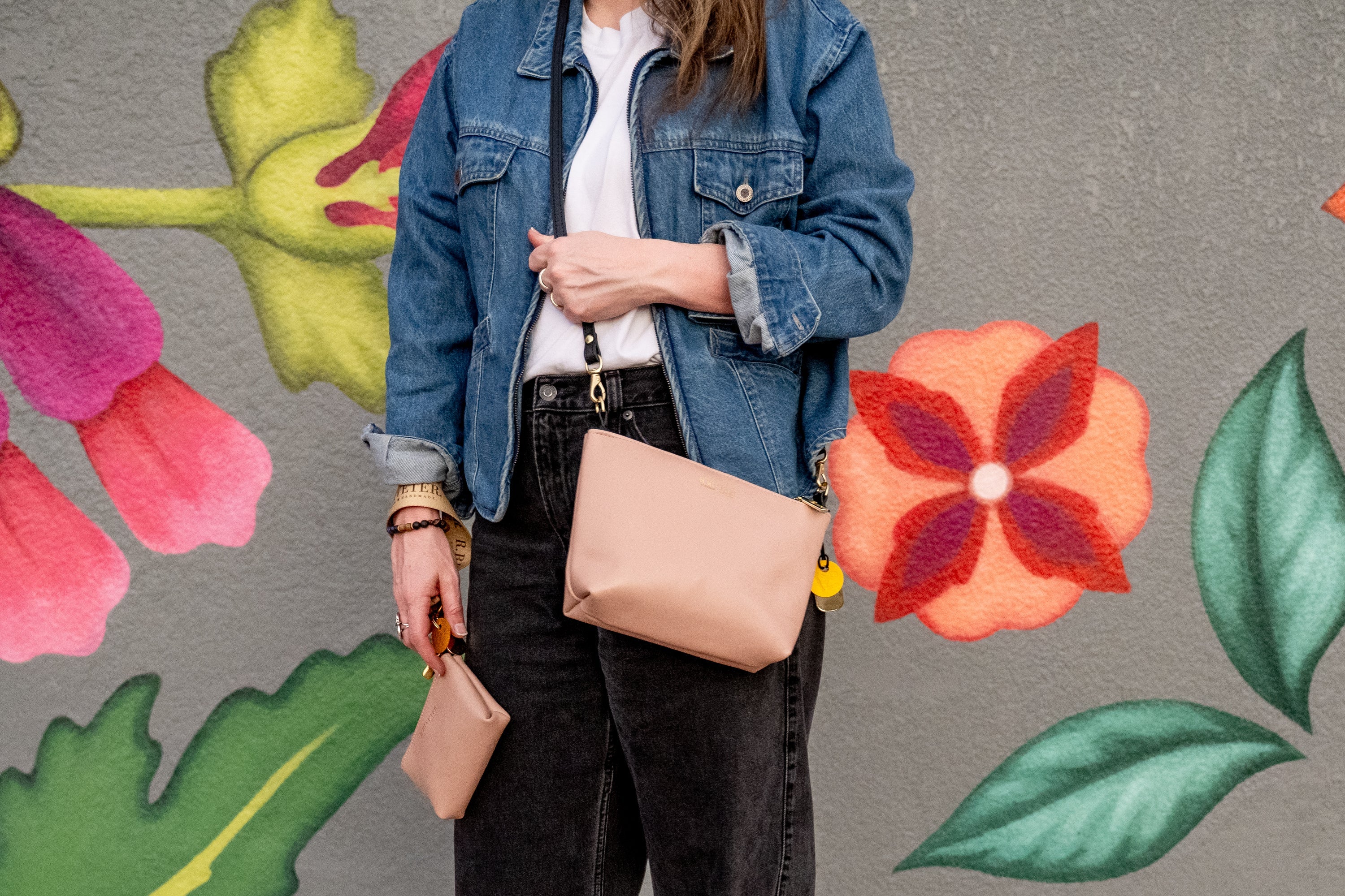 Rosie Crossbody | Blush Leather