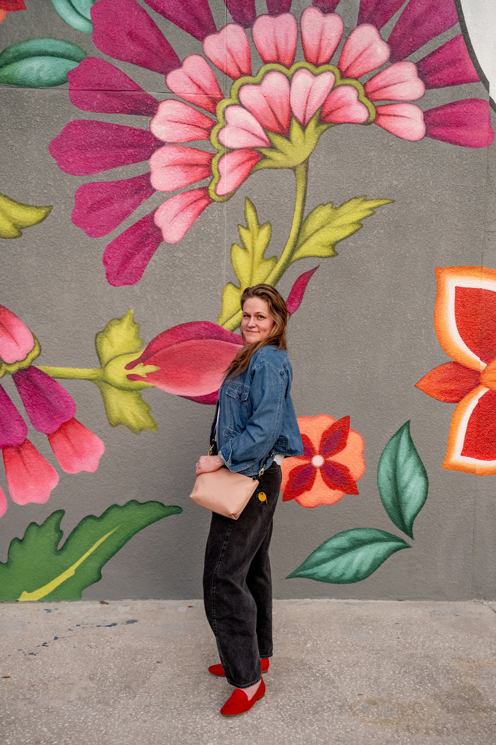 Rosie Crossbody | Blush Leather