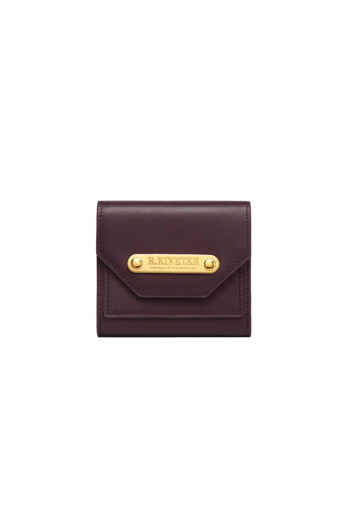 1972 Mini Wallet | Plum Leather