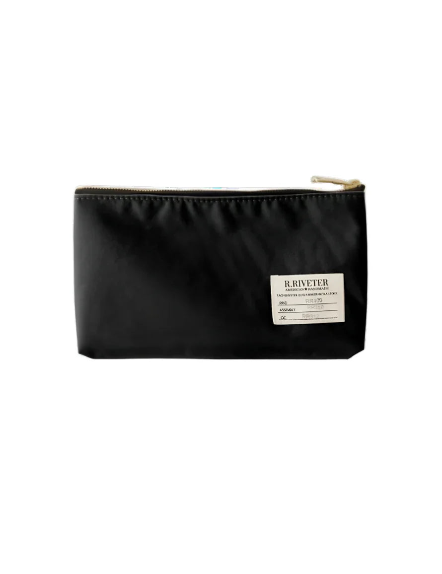 Lucy Zipper Pouch | Black Nylon