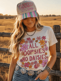 All Oopsies No Daisies Floral Graphic Tee