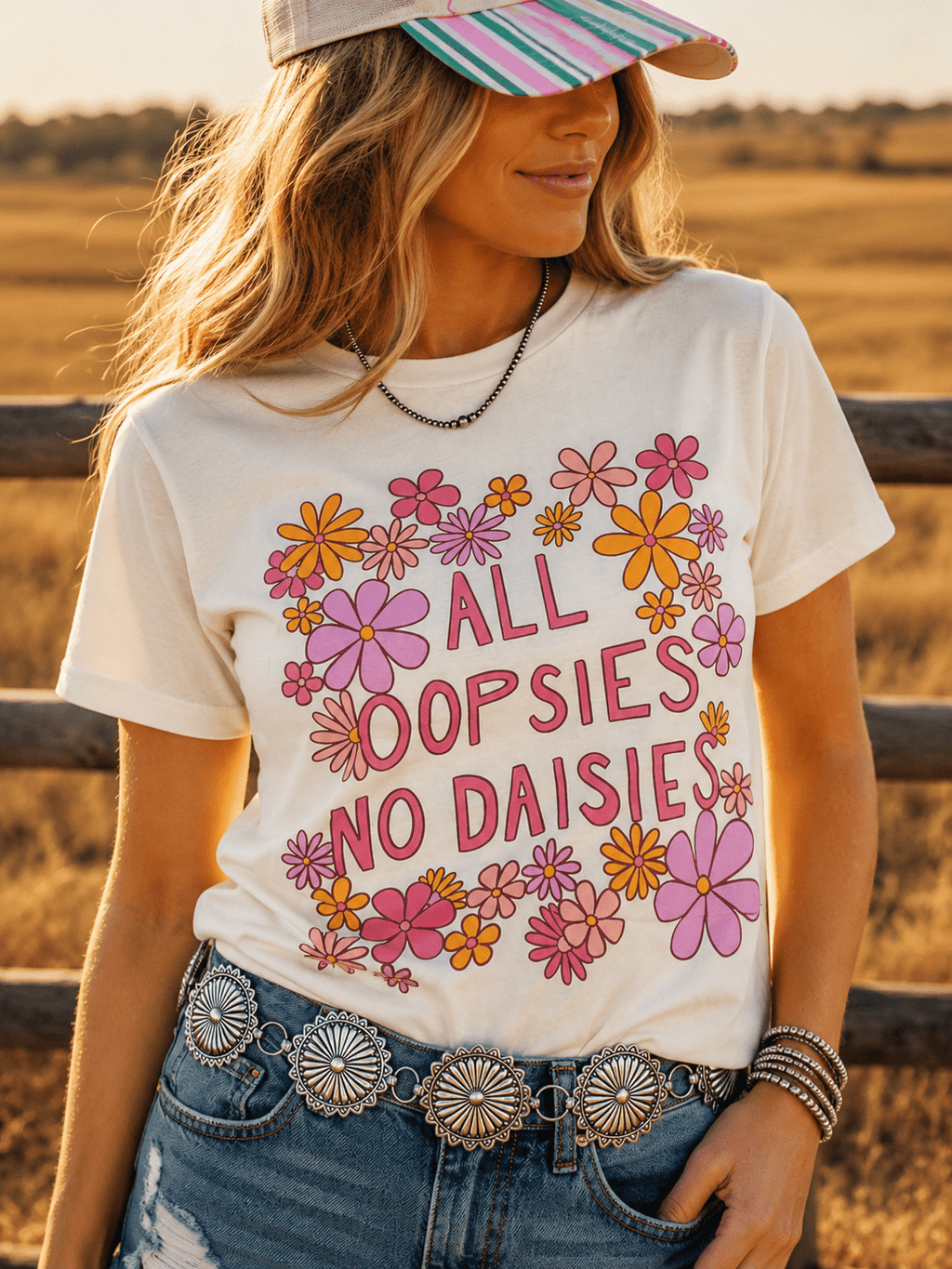 All Oopsies No Daisies Floral Graphic Tee