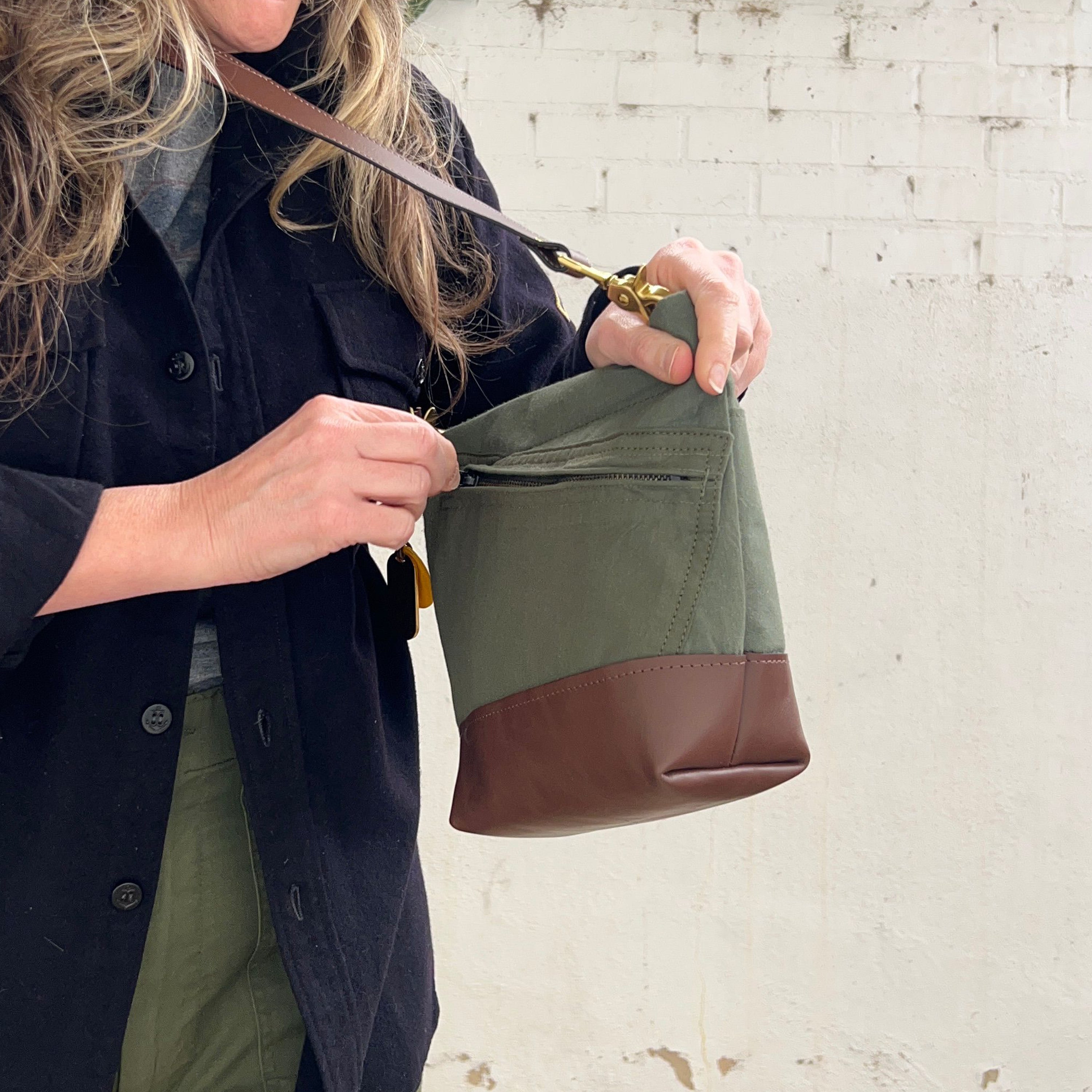 Betsy | Fatigue Flight Suit + Brown