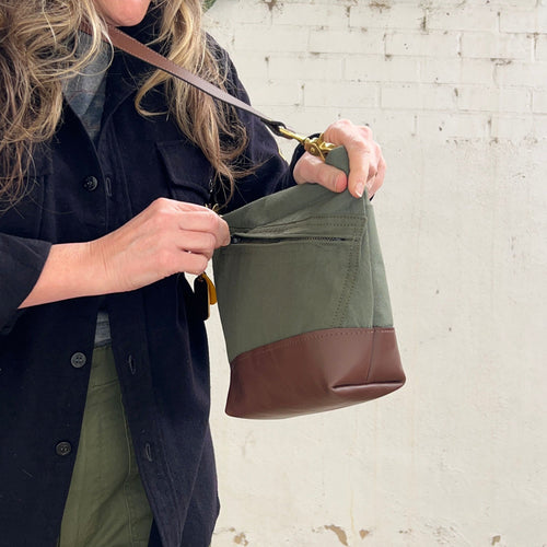 Betsy | Fatigue Flight Suit + Brown