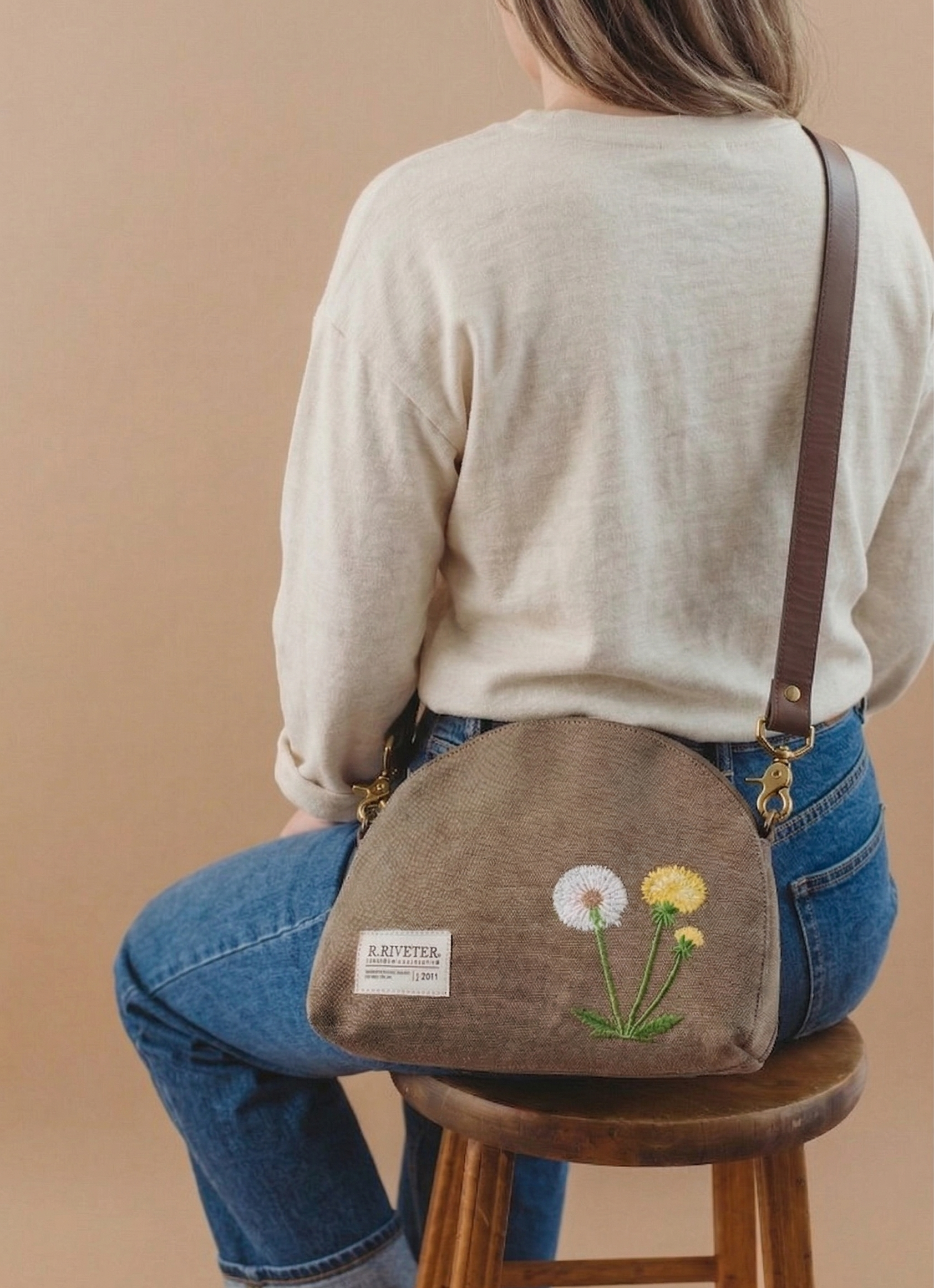 Hopper | Dandelion Military Child Day - Chocolate Washed Canvas