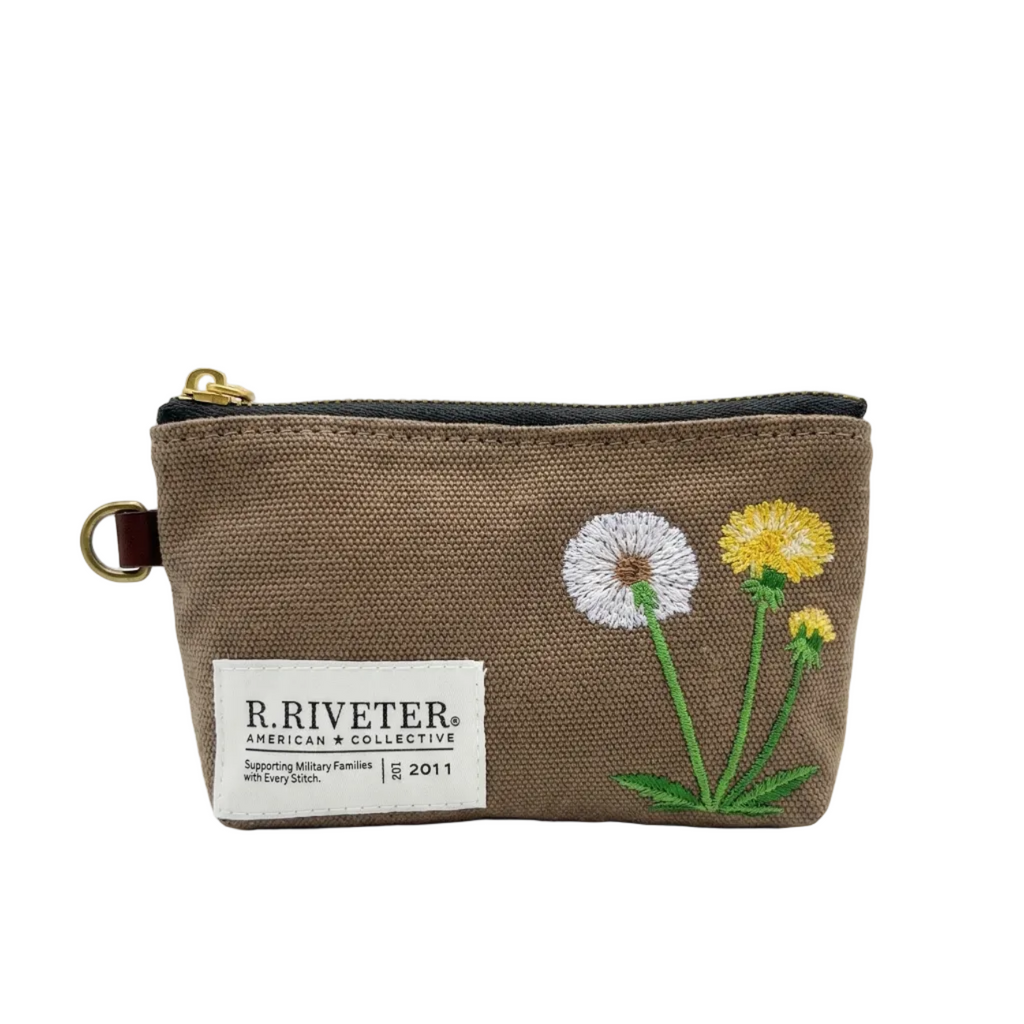 Lucy Mini | Dandelion Military Child - Chocolate Washed Canvas