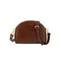 Hopper Crossbody Bag | Chocolate Brown Leather