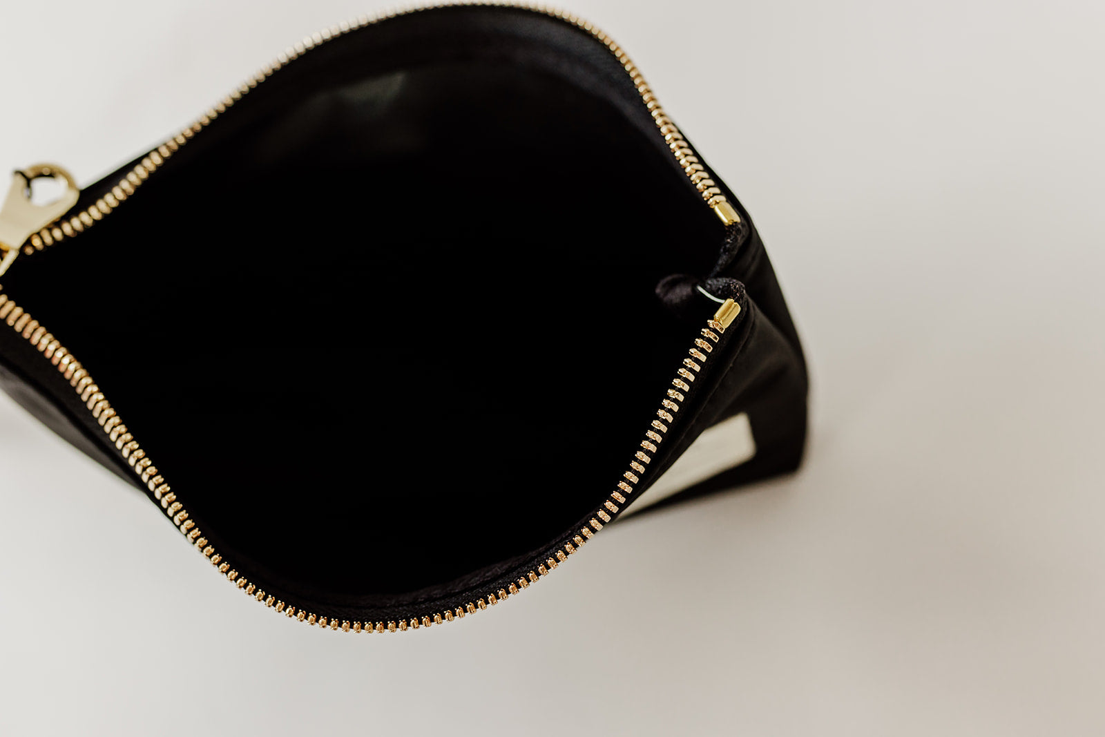 Lucy Zipper Pouch | Black Nylon