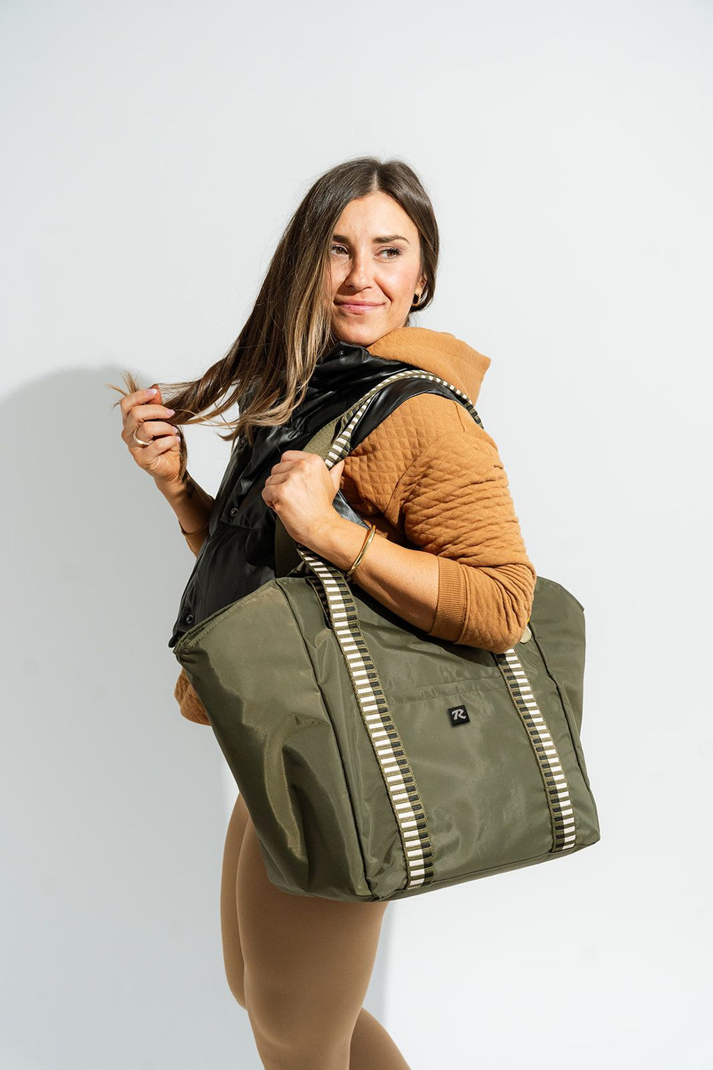 Margot |Large Nylon Tote S&D